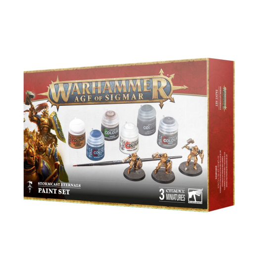 WARHAMMER AGE OF SIGMAR STORMCAST ETERNALS + PAINT SET